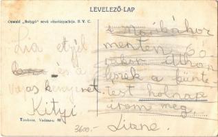 Balaton, Oswald "Bolygó" nevű vitorlásyachtja. B.Y.C. (Balatonfüredi Yacht Club) (fl)