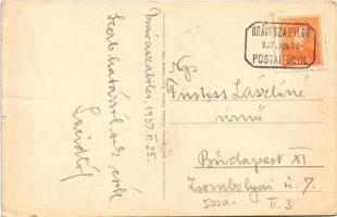 1937 Siklós, Dráva híd, Zsinkó halászcsárda, vendéglő. Bartl Róbert kiadása (kis szakadás / small te...