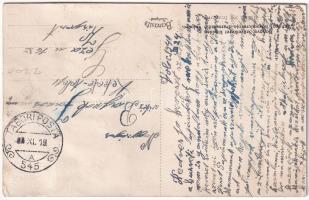 1940 Volóc, Volovec, Volovets; népviseletes leporellolap / folklore, leporellocard s: Klaudinyi (Rb)