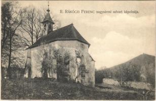Nagysáros, Velky Saris; II. Rákóczi Ferenc udvari kápolnája. Holénia Béla kiadása, Divald 1906 / castle chapel