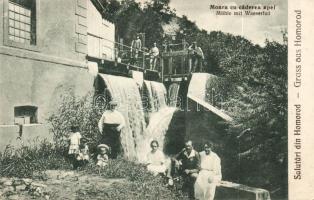 Homoród with waterfall