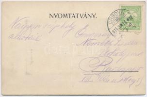 1914 Ada Kaleh, Török sziget Orsova alatt, Bego-Török. leporellolap: Huszni Szalih és Társa üzlete, ...