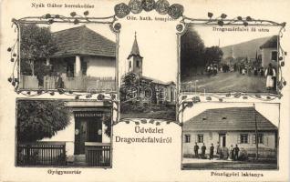 Dragomérfalva Pharmacy, shop, excise officer barrack