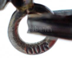 Német Harmadik Birodalom 1937. "Német Sasrend 3. Osztálya" aranyozott, zománcozott Ag kitü...