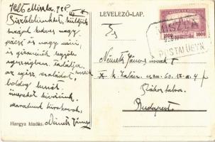 1925 Miszla, Református templom. Hangya kiadása (EK)