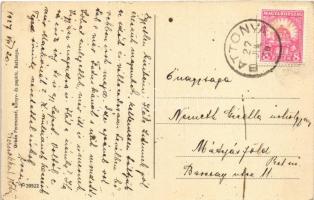 1927 Battonya, Községi polgári iskola. Orbán Ferencné kiadása