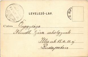 1902 Lovasberény, Községháza, Római katolikus templom. Vértes Károly kiadása