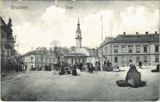 Veszprém, Fő tér, piac