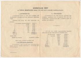 1954. "Ötödik Békekölcsön Harmadik Osztály" a Magyar Népköztársaság Nyereménykölcsöne 50Ft...