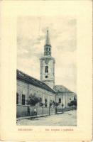 1910 Szekszárd, Református templom a paplakkal. W.L. Bp. 5064. (EK)