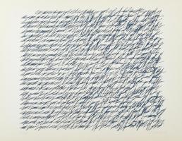 Vera Molnár (1924-): Anyám levelei I-VI. Szitanyomat, papír. Jelezve balra lent laponként: 33/40 Jel...