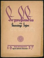 Harsányi Lajos: De profundis. Bp., 1927., Szent István-Társulat. Kiadói papírkötés, foltos borítóval. Felvágatlan példány.