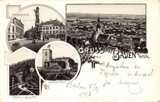 1898 Baden bei Wien Litho