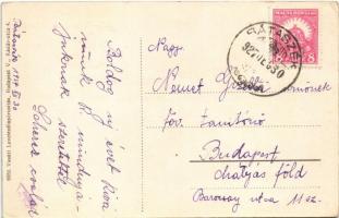 1927 Bátaszék, Baja-Bátaszék vasúti híd. Vasúti levelezőlapárusítás 6956. (EK)