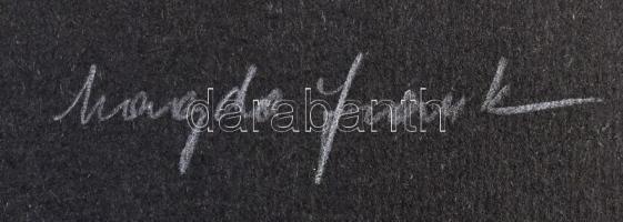 Frank Magda (1914-1997): Geometrikus kompozíció. Szitanyomat, papír, jelzett. Számozott: 25/40. 33×1...