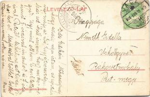 1908 Vác, Dunaparti korzó, utca. Deutsch Mór utóda kiadása (EK)