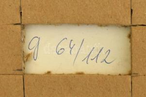 Gyarmathy Tihamér (1915-2005): Kozmosz (cím nélkül), 1964. Monotípia, papír, jelzett. Hátoldalán g 6...