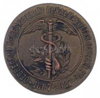 1927. "Debreceni Kereskedelmi Alkalmazottak Egyesülete 1867-1927" kétoldalas Br emlékérem ...