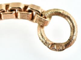 14 K Arany (Au) Nyaklánc Nefertiti medállal. Jelzett, nettó12,49g, h: 60cm