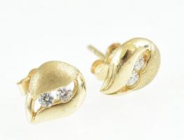 14 K Arany (Au) vegyes arany tétel, részben jelzett, bruttó: 7g