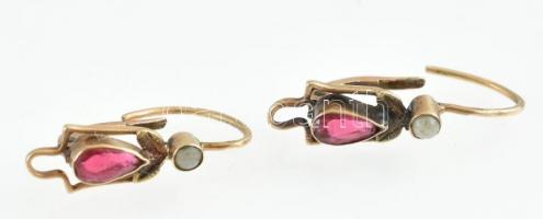 14 K Arany (Au) vegyes arany tétel, részben jelzett, bruttó: 7g