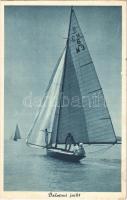 1933 Balaton, Jacht, vitorlás / Yacht