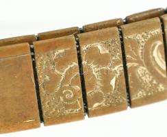 14 K Arany (Au) Rellum női karóra (csak az óratokja arany), sérült, nem jár. Jelzett, bruttó: 22g