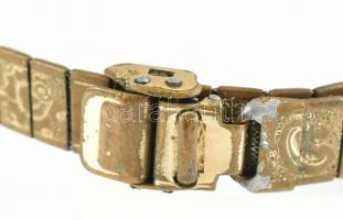 14 K Arany (Au) Rellum női karóra (csak az óratokja arany), sérült, nem jár. Jelzett, bruttó: 22g