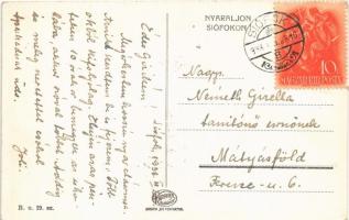 1938 Siófok, Móló, hidroplán állomás, Junkers hidroplán "Tisza" HA-JAA lajstromjellel (EK)