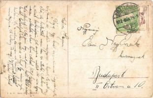 1912 Táncoló macskák / Wenn die Herrschaft vereist ist / Cats dancing. T.S.N. Serie 1230. (EK)