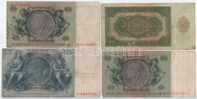 Németország / Weimar Köztársaság 1929. 10M + 20M + Német Harmadik Birodalom 1933. 50M (2x) + 100M + ...