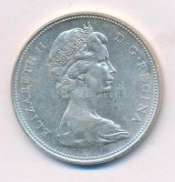 Kanada 1966. 1$ Ag II. Erzsébet T:2  Canada 1966. 1 Dollar Ag Elizabeth II C:XF  Krause KM#64.1