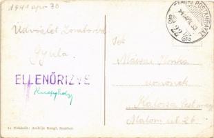 1941 Zombor, Sombor; Pozoriste / színház, autóbusz / theatre, autobus (EK)