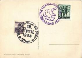 1938 März 13. Ein Volk, ein Reich, ein Führer! / Adolf Hitler, NSDAP German Nazi Party propaganda, m...