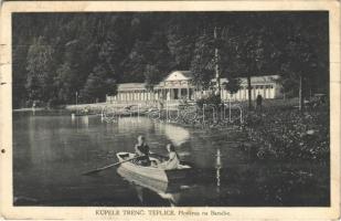 1931 Trencsénteplic-fürdő, Kúpele Trencianske Teplice; Plovárna na Baracke / fürdő / spa
