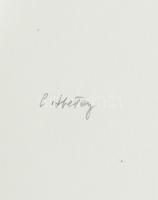 Hetey Katalin (1924-2010): Konstruktivista kompozíció. Szitanyomat, papír. Jelzett. Számozott (25/40...