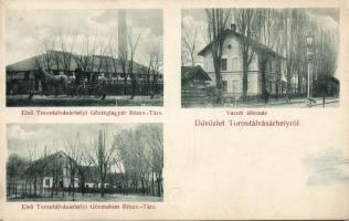 Torontálvásárhely Brick-factory, mill, railway-station