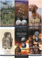 2012-2020. 47db klf színes MNB tájékoztató emlékpénzekhez