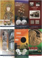 2012-2020. 47db klf színes MNB tájékoztató emlékpénzekhez