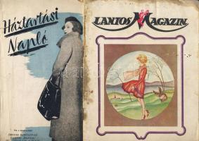 1938 Háztartási napló és Lantos Magazin társadalmi folyóirat