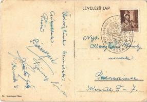 1938 November 11. Kassa hazatért! Magyar címeres irredenta / Kosice, Hungarian irredenta art postcar...