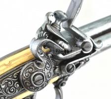 Antik pisztoly igényes gyűjtői replika 30 cm