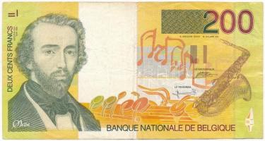Belgium 1995. 200Fr T:III  Belgium 1995. 200 Francs C:F  Krause P#148