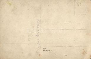 1918 Rózsahegy, Ruzomberok; Osztrák-magyar katonák csoportképe / WWI Austro-Hungarian K.u.K. militar...