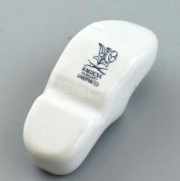 Kalocsai porcelán papucs, jelzett. hibátlan. h: 6,5cm