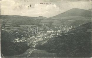 1927 Oravicabánya, Oravica, Oravita; látkép. E. Desits kiadása / general view (EK)