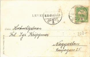 Győr, Révfalu, elevátor, uszály, lovaskocsik. Milanes Iván kiadása (EK)