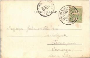 1902 Esztergom, híd. Stromf Ignác kiadása