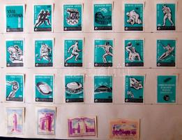 1306 db + 447 db magyar gyufacimke két berakóban