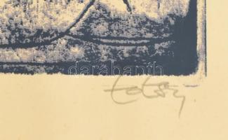 Amerigo Tot (1909-1984): Aktok. Litográfia, papír. Jelzett, üvegezett keretben. 25x34 cm